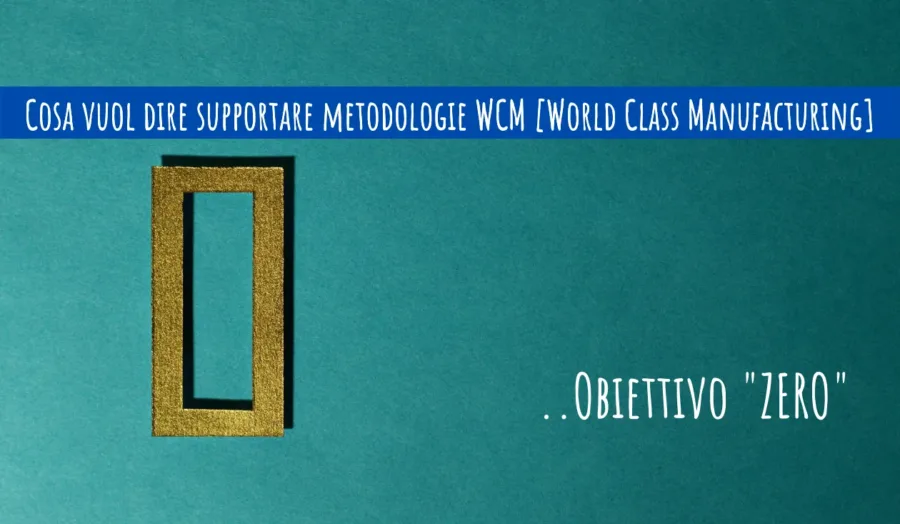 Cosa vuol dire supportare metodologie WCM – World Class Manufacturing