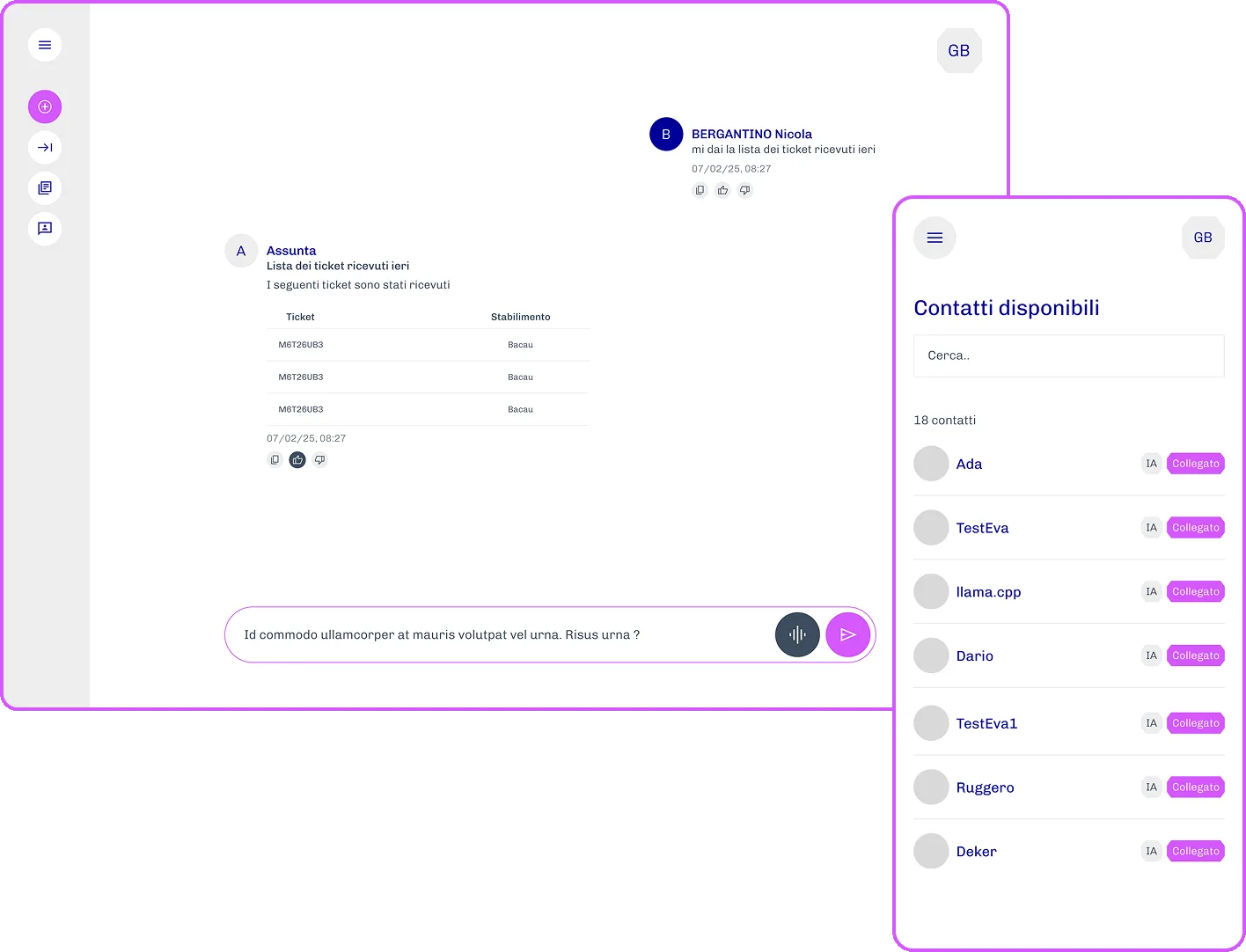 Intelligenza artificiale generativa: schermata MyHydra